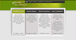Desktop Screenshot of disabilitydirectresponse.com